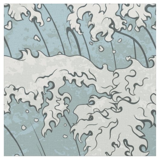 Ocean Waves Stof (Close Up)