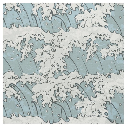 Ocean Waves Stof (Swatch)