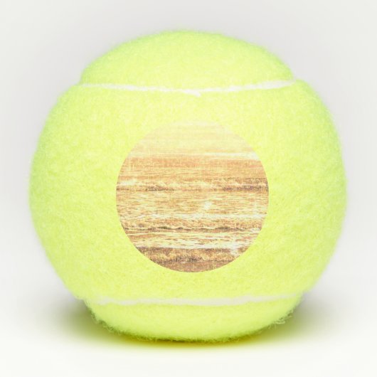 Ocean Waves Strandwater Abstract Unique Cool Tennisballen (Voorkant)