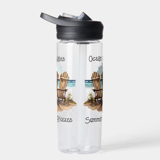 Ocean Waves Summer Breezes Waterfles (Rechts)