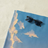 Ocean Waves & Sun Beach Towel Strandlaken (In situ)