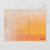 Ocean Waves Sunset Bible Scripts Psalms 1:1 Briefkaart (Achterkant)