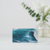 Ocean Waves Surf Curl Zee Water Beach Surfen Visitekaartje (Staand voorkant)