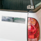 Ocean Waves Surfende Surfers Bumpersticker (Op Truck)