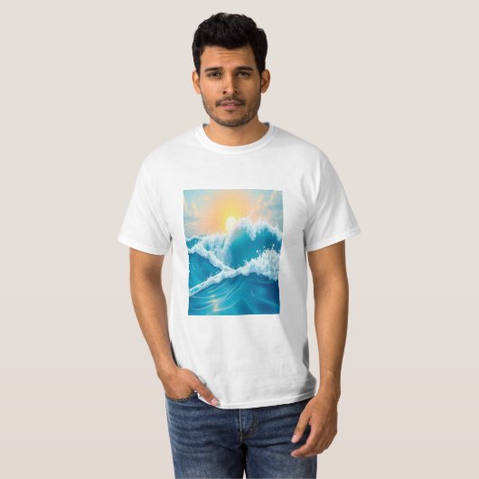 Ocean Waves T-Shirt (Voorkant volledig)