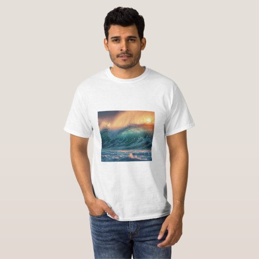 Ocean Waves T-Shirt (Voorkant volledig)