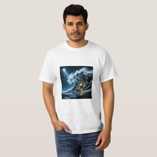 Ocean Waves T-Shirt (Voorkant volledig)