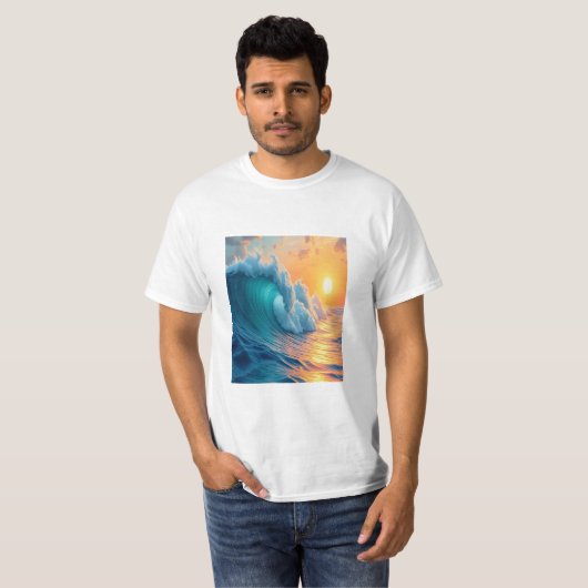 Ocean Waves T-Shirt (Voorkant volledig)