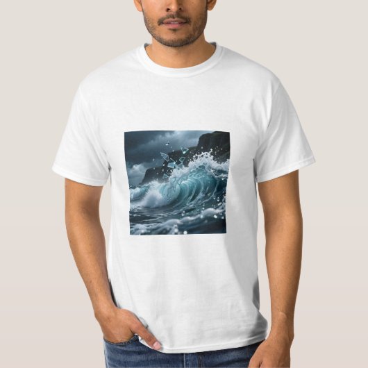 Ocean Waves T-Shirt (Voorkant)