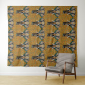 Ocean Waves Tapestry – Kuststrandkamer Aestheti Wandkleed (In Situ (horizontaal))