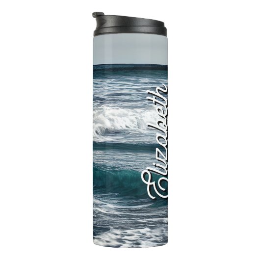 Ocean Waves Thermosbeker (Geroteerd rechts)