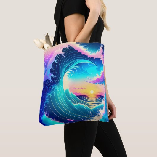 Ocean Waves Tote Bag (Dichtbij)