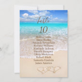 Ocean Waves Tropical Beach Zitkaart Kaart (Voorkant)