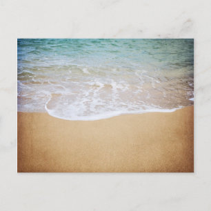 Ocean Waves Tropical Photography Briefkaart