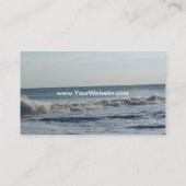Ocean Waves Upload foto's Visitekaartje (Achterkant)