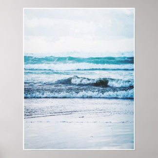 Ocean Waves versie 2 Fotografie Poster Print