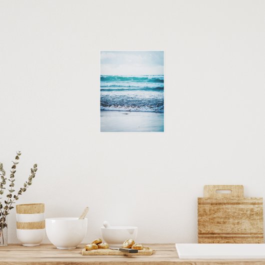 Ocean Waves Versie 3 Fotografie poster print (Keuken)