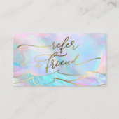 Ocean Waves Verwijzingskaart Visitekaartje (Voorkant)