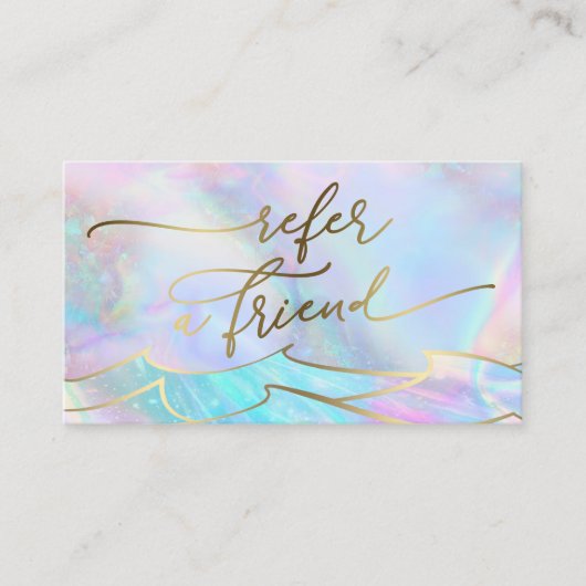 Ocean Waves Verwijzingskaart Visitekaartje (Voorkant)