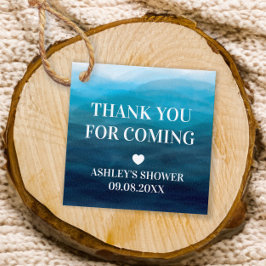 Ocean Waves Vrijgezellenfeest cadeau Labels, dank  Bedankjes Labels