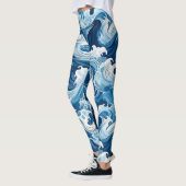 Ocean Waves Waterelement Leggings (Links)