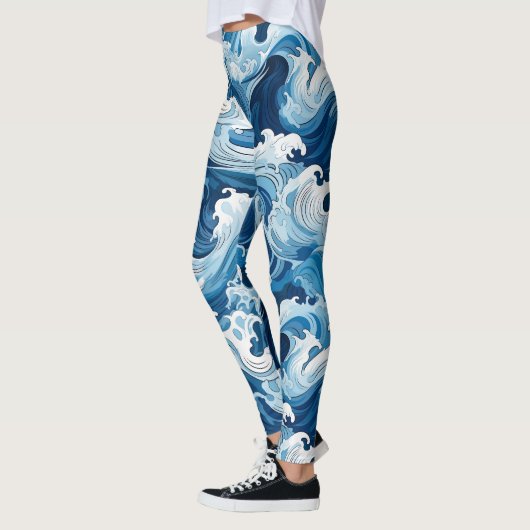 Ocean Waves Waterelement Leggings (Links)