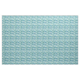 Ocean Waves waterverf modern schattig patroon Stof