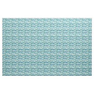 Ocean Waves waterverf modern schattig patroon Stof