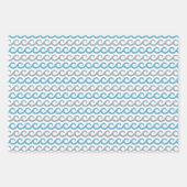 Ocean Waves Wrapping Paper Set van 3 (Voorkant)