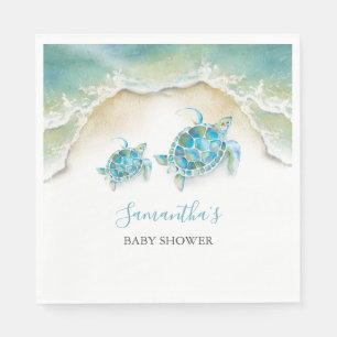 Ocean Waves Zee Turtle Paper Servet