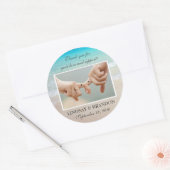 Ocean Wedding Foto Hartelijk dank voor labels (Envelop)