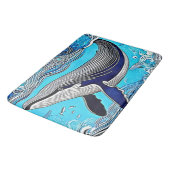 Ocean Whale Art Design Badmat (Gekanteld)