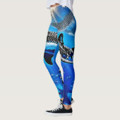 Ocean Whale Shark Giant Zwemmen Leggings (Links)