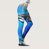 Ocean Whale Shark Giant Zwemmen Leggings (Rechts)