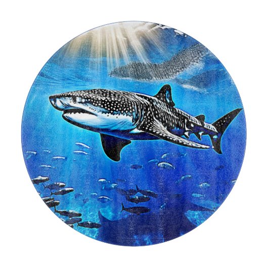 Ocean Whale Shark Giant Zwemmen Snijplank (Voorkant)