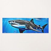 Ocean Whale Shark Giant Zwemmen Yogamat (Voorkant (horizontaal))