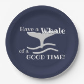 Ocean Whale's Tale of a Good Time Papieren Bordje (Voorkant)