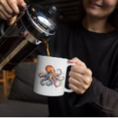 Ocean Whimsy: Kleurrijke Octopus Koffiemok