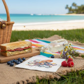 Ocean Whimsy: Kleurrijke Octopus Servet