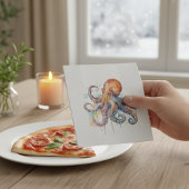 Ocean Whimsy: Kleurrijke Octopus Servet