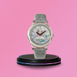Ocean Whimsy Mermaid Watch Horloge<br><div class="desc">Let time swim by in style with the "Ocean Whimsy Mermaid Watch." This unique wristwatch, perfect for sea lovers, brings a touch of underwater magic to your wrist. Featuring the same adorable mermaid surrounded by marine elements, it serves as both a practical timekeeping tool and an enchanting adornment. Personalize it...</div>