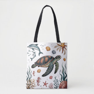Ocean Whispers: Dromen onder de golven Tote Bag