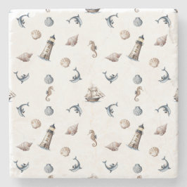 Ocean Whispers! Stenen Onderzetter