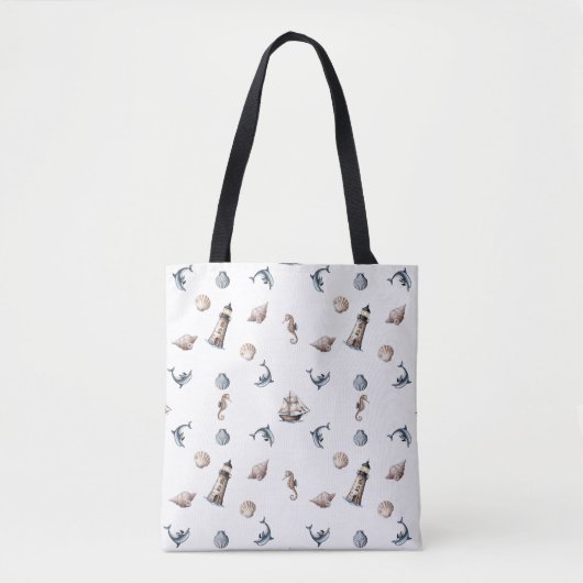 Ocean Whispers! Tote Bag (Voorkant)