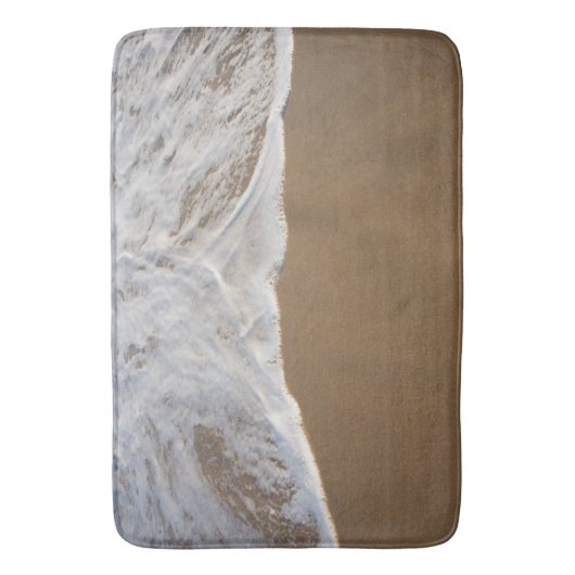 Ocean Whitewash op Beach Bathroom Mat (Voorkant Verticaal)