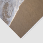 Ocean Whitewash op Beach-document Tissuepapier (Detail)