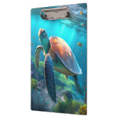 Ocean Wildlife Klembord met Zee Schildpad Afbeeldi (Links)