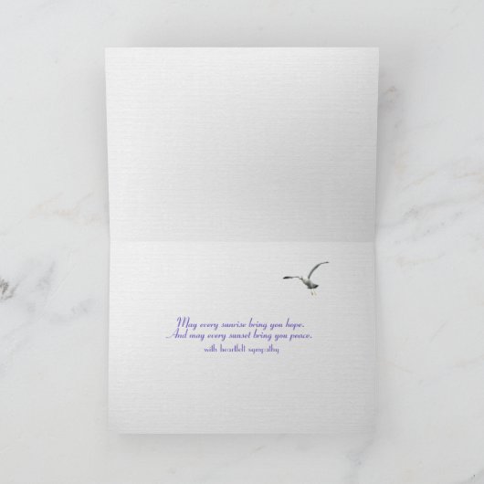 Ocean Window met Paarse zon Kaart (Binnen)