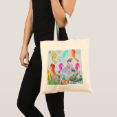 Ocean Wonder Seahorses en koralen pracht Tote Bag (Voorkant (product))