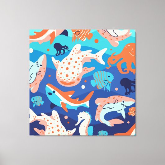 Ocean Wonders Canvas Afdruk (Voorkant)